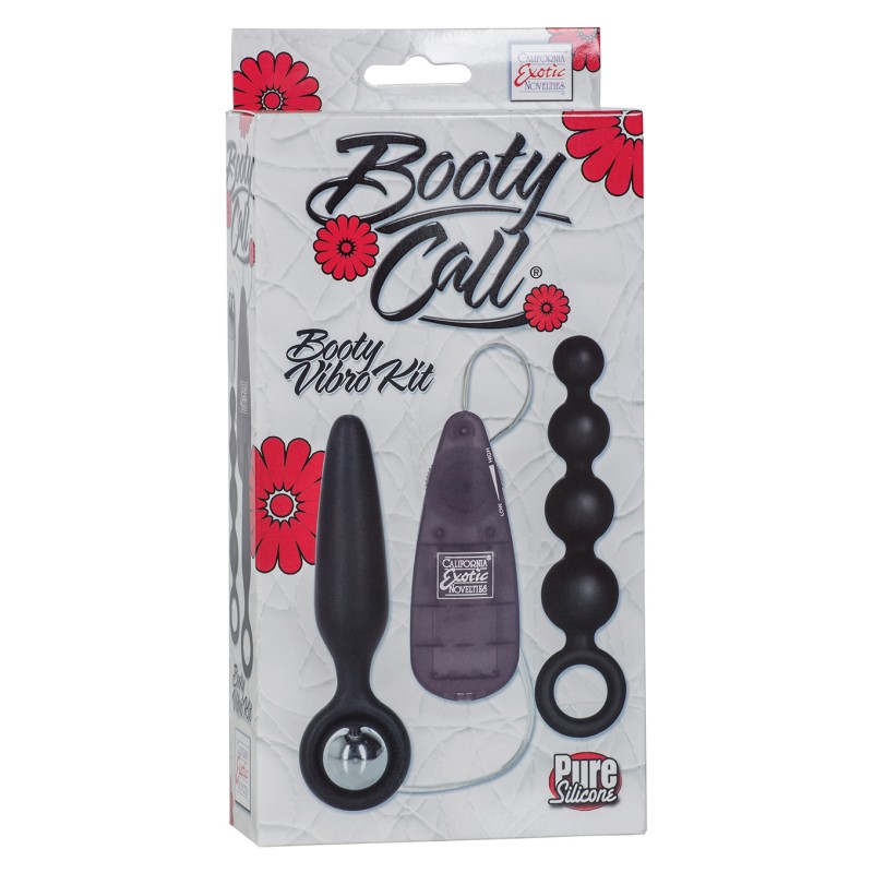 Plug/vibr-BOOTY CALL BOOTY VIBRO KIT BLACK